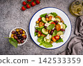 Greek salad with fresh vegetables 142533359