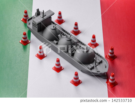 Embargo, ban, sanctions, or seizure regarding LNG tanker shipments. A ban on LNG shipments Embargo, ban, sanctions, or seizure regarding LNG tanker shipments. A ban on LNG shipments 142533710