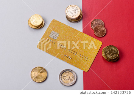 A credit card for contactless cashless payments via a terminal or online. A credit card A credit card for contactless cashless payments via a terminal or online. A credit card 142533736
