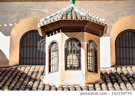 Octagonal tower of the Church of San Gil and Santa Ana, Granada, Spain Octagonal tower of the Church of San Gil and Santa Ana, Granada, Spain 142534774