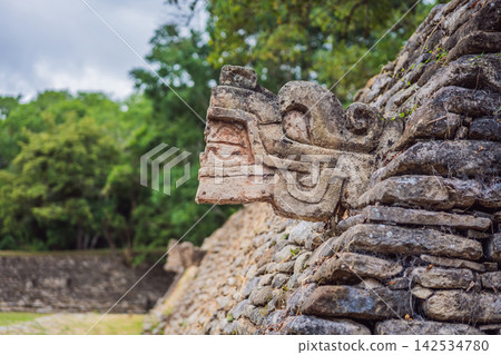Ancient stone sculpture and carved relief displayed at Tonina archaeological site in Chiapas Mexico with pre Hispanic history stone walls cultural heritage Mexican archaeology and a detailed. Ancient stone sculpture and carved relief displayed at Tonina archaeological site in Chiapas Mexico with pre Hispanic history stone walls cultural heritage Mexican archaeology and a detailed. 142534780