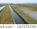 農地道路、農業水道 田園風光 142535546