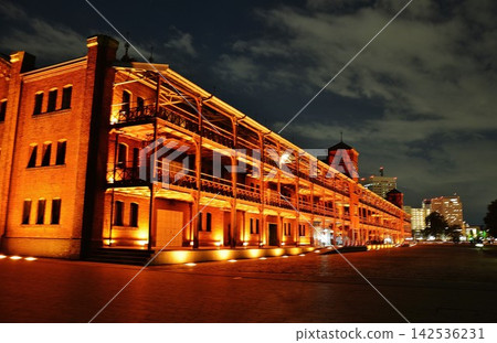 橫濱紅磚倉庫夜景 橫濱紅磚倉庫夜景 142536231