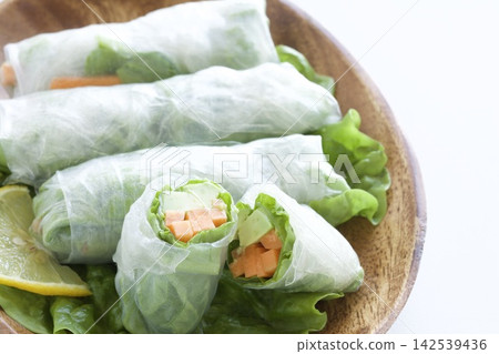 Japanese spring rolls Japanese spring rolls 142539436