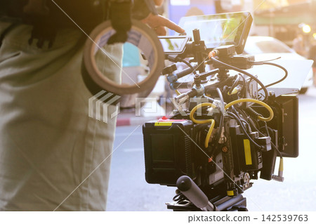 Behind the scenes of a movie Behind the scenes of a movie 142539763