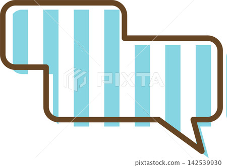 Individual speech bubble icons with patterns Individual speech bubble icons with patterns 142539930