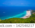 Top view of Koh Larn island samae beach in Pattaya, Chonburi Thailand. 142540217