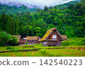 Traditional and Historical Japanese village Shirakawago in Gifu Prefecture Japan, Gokayama has been inscribed on the UNESCO World Heritage List due to its traditional Gassho-zukuri houses 142540223