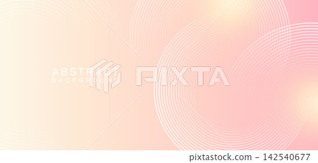 Pastel Pink Peach Abstract Background Concentric Circles Minimal Design Pastel Pink Peach Abstract Background Concentric Circles Minimal Design 142540677