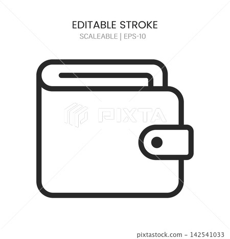 Outline wallet icon Outline wallet icon 142541033