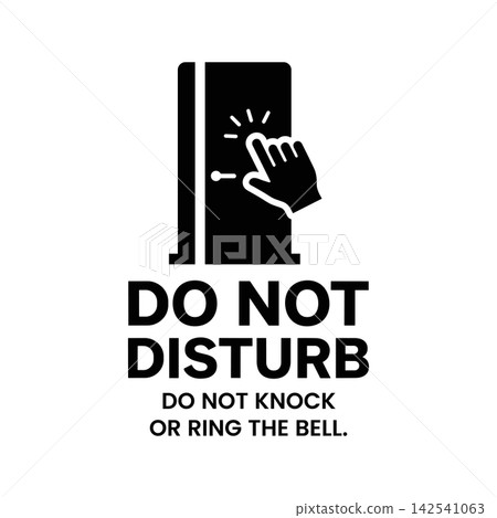 Do not disturb sign Do not disturb sign 142541063