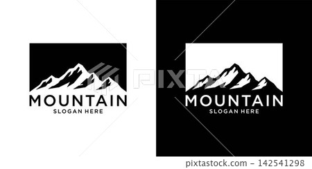 Vintage mountain vector logo design and illustration Vintage mountain vector logo design and illustration 142541298