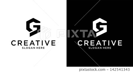 CG or GC initial letter logo design vector template CG or GC initial letter logo design vector template 142541343