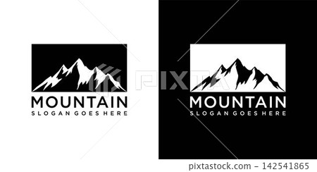 Vintage mountain vector logo design and illustration Vintage mountain vector logo design and illustration 142541865