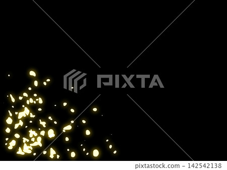A simple Japanese-style background with scattered gold decorations. 142542138