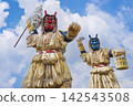 A giant Namahage statue, a symbol of Akita tourism. 142543508