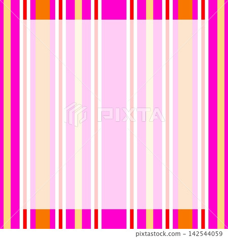 Striped frame in pink and orange. Striped frame in pink and orange. 142544059
