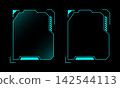 Futuristic fingerprint scanner and biometric digital interface 142544113