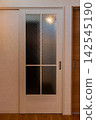 The entrance to a newly built apartment, a renovated room 142545190