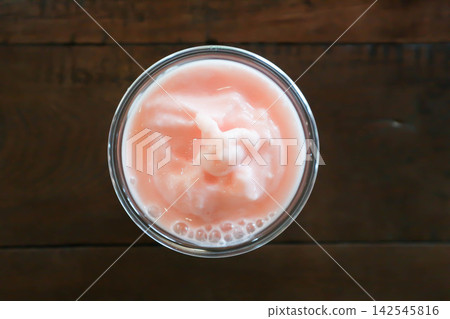 smoothie or strawberry yogurt smoothie, mixed berry smoothie with strawberry smoothie or strawberry yogurt smoothie, mixed berry smoothie with strawberry 142545816