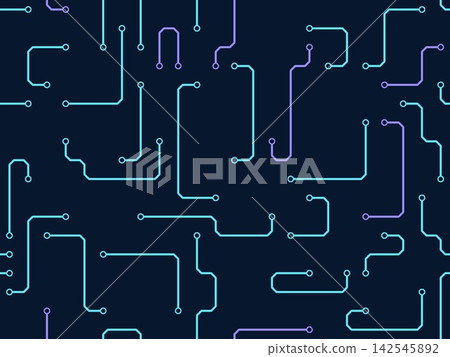 Geometric Seamless Circuit Traces Background Geometric Seamless Circuit Traces Background 142545892