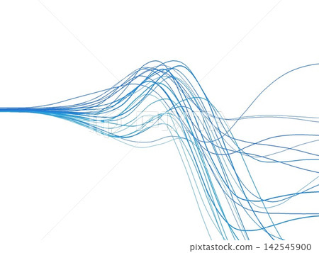 Abstract Vibrant Wavy Lines Vector Background Abstract Vibrant Wavy Lines Vector Background 142545900