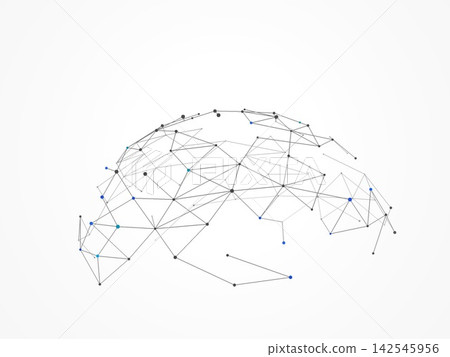 Clean Polygonal Semi Sphere Graphic Clean Polygonal Semi Sphere Graphic 142545956