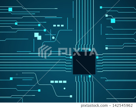 Contemporary Tech Circuit Board Design Contemporary Tech Circuit Board Design 142545962