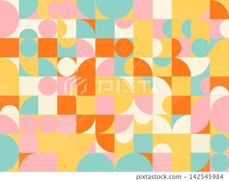 Dynamic Geometric Arc Tiles Pattern Dynamic Geometric Arc Tiles Pattern 142545984