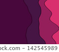 Geometric Layered Papercut Waves Vector Pattern 142545989