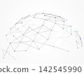 Polygonal Semi Sphere Vector Pattern 142545990