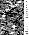Japanese-style background material, white washi paper 142546805