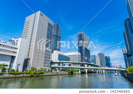大阪府大阪市:堂島川及中之島建築群、堂島建築群 大阪府大阪市:堂島川及中之島建築群、堂島建築群 142546983