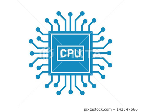 Technology microchip circuit board cpu vector icon for ui design Technology microchip circuit board cpu vector icon for ui design 142547666