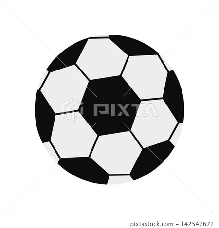 Classic soccer football vector icon sport ball illustration Classic soccer football vector icon sport ball illustration 142547672