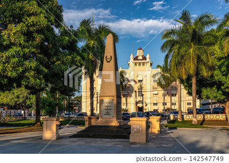 Belem, Brazil - Dec 09, 2025: Headquarters building of the Companhia Docas do Para, in the city of Belem, Brazil Belem, Brazil - Dec 09, 2025: Headquarters building of the Companhia Docas do Para, in the city of Belem, Brazil 142547749