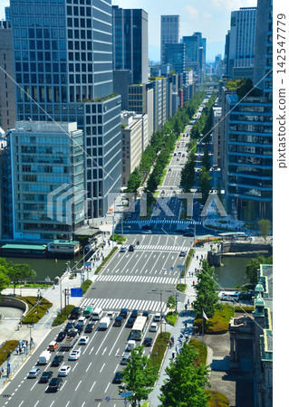 Cityscape: Osaka, Yodoyabashi, Nakanoshima, Midosuji Cityscape: Osaka, Yodoyabashi, Nakanoshima, Midosuji 142547779