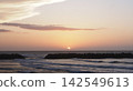 Sunset sea and sunset 142549613