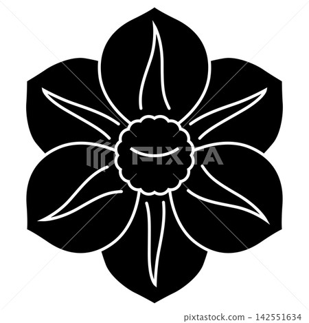 這是家族徽章,圖案是水仙花。 這是家族徽章,圖案是水仙花。 142551634