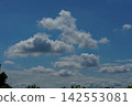 Summer blue sky and white clouds 142553081