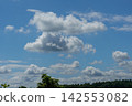 Summer blue sky and white clouds 142553082