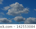 Summer blue sky and white clouds 142553084
