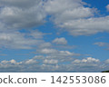 Summer blue sky and white clouds 142553086
