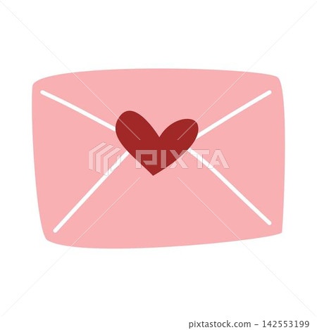 love letter envelope with heart romance mail love letter envelope with heart romance mail 142553199