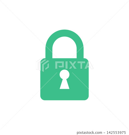 Padlock Icon Vector Template Illustration Design Padlock Icon Vector Template Illustration Design 142553975