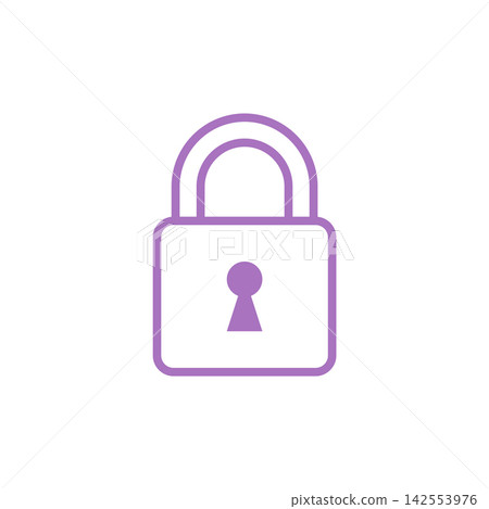 Padlock Icon Vector Template Illustration Design Padlock Icon Vector Template Illustration Design 142553976