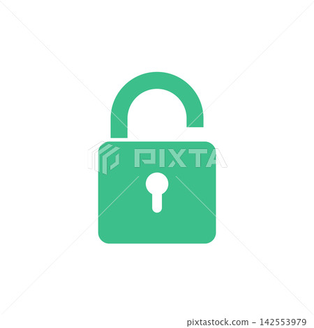 Padlock Icon Vector Template Illustration Design Padlock Icon Vector Template Illustration Design 142553979