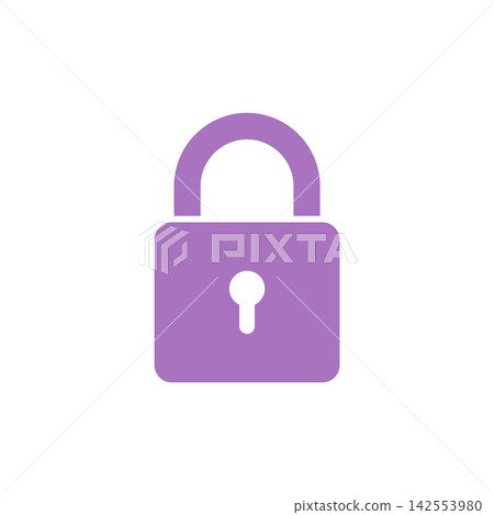 Padlock Icon Vector Template Illustration Design Padlock Icon Vector Template Illustration Design 142553980