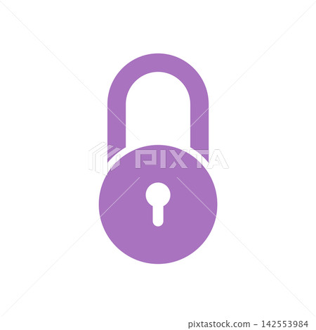 Padlock Icon Vector Template Illustration Design Padlock Icon Vector Template Illustration Design 142553984