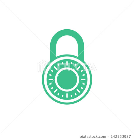 Padlock Icon Vector Template Illustration Design Padlock Icon Vector Template Illustration Design 142553987